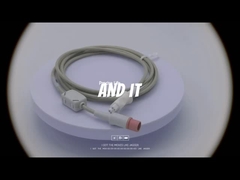 বাবিলগ ভিএন৫০০ ভেন্টিলেটরের জন্য ড্রাগার ৮৪১৬৬০০ ফ্লো সেন্সর সংযোগকারী তারের