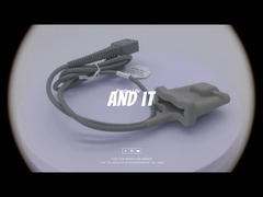 ড্রাগার 2606485 স্পো 2 সেন্সর নরম-টিপ প্রাপ্তবয়স্ক 1 মিটার দৈর্ঘ্য ভিস্তা-120 মনিটরের জন্য পুনরায় ব্যবহারযোগ্য