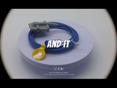 M1191BL SpO2 সেন্সর রোগীর মনিটরের জন্য নরম গলভ সেন্সর প্রাপ্তবয়স্ক 3 মিটার দৈর্ঘ্য