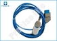 Nihon Kohden JL-900P SpO2 Extension Cable K931 SpO2 Adapter Cable Blue Color