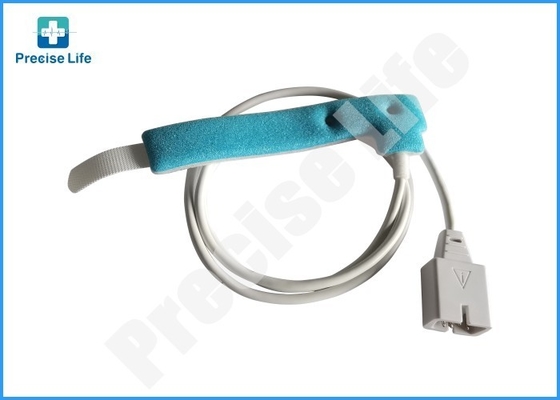 PVC Disposable Spo2 Sensor With DB7 Pin Connector 1 Meter Length Sponge Wrapping Tape