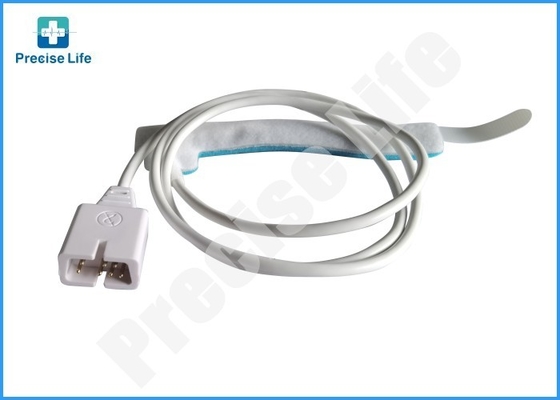 PVC Disposable Spo2 Sensor With DB7 Pin Connector 1 Meter Length Sponge Wrapping Tape