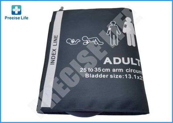 NIBP কাফ ব্লাড প্রেসার কাফ আর্ম নাইলন প্রাপ্তবয়স্ক কাফ CM1203 NIBP কাফ ২৫-৩৫ সেমি